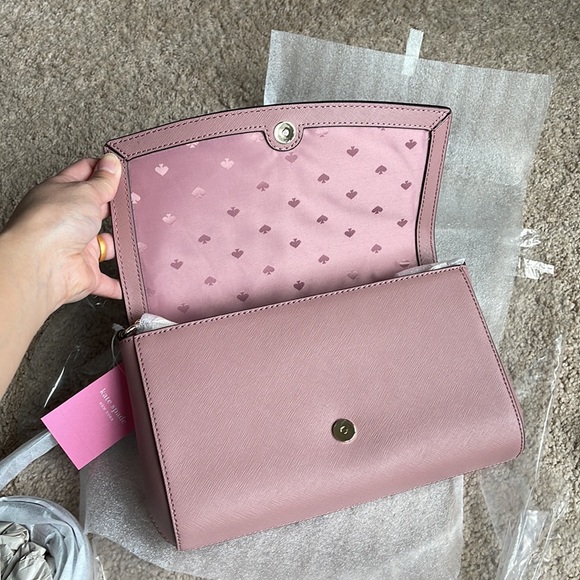 Kate Spade Laurel Way Greer Crossbody - Dusty Peony - Picture 3 of 12